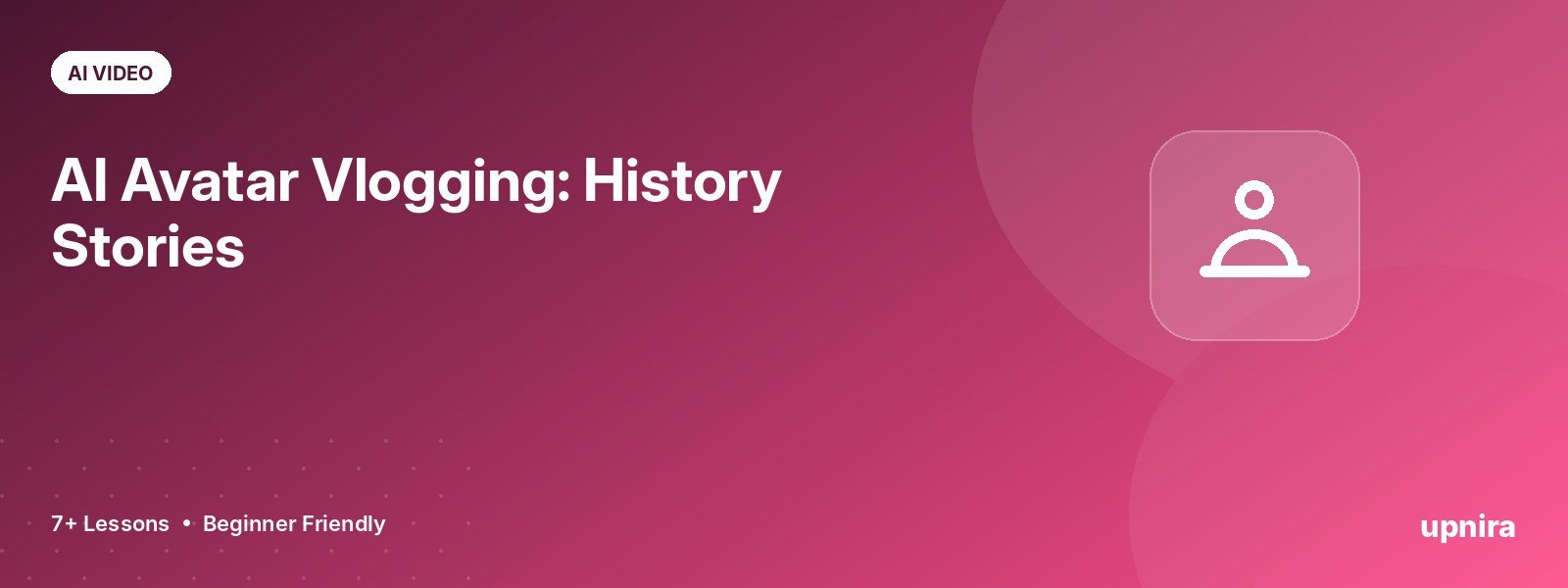 AI Avatar Vlogging: History Stories