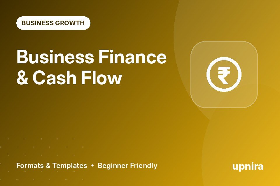 Business Finance & Cash Flow